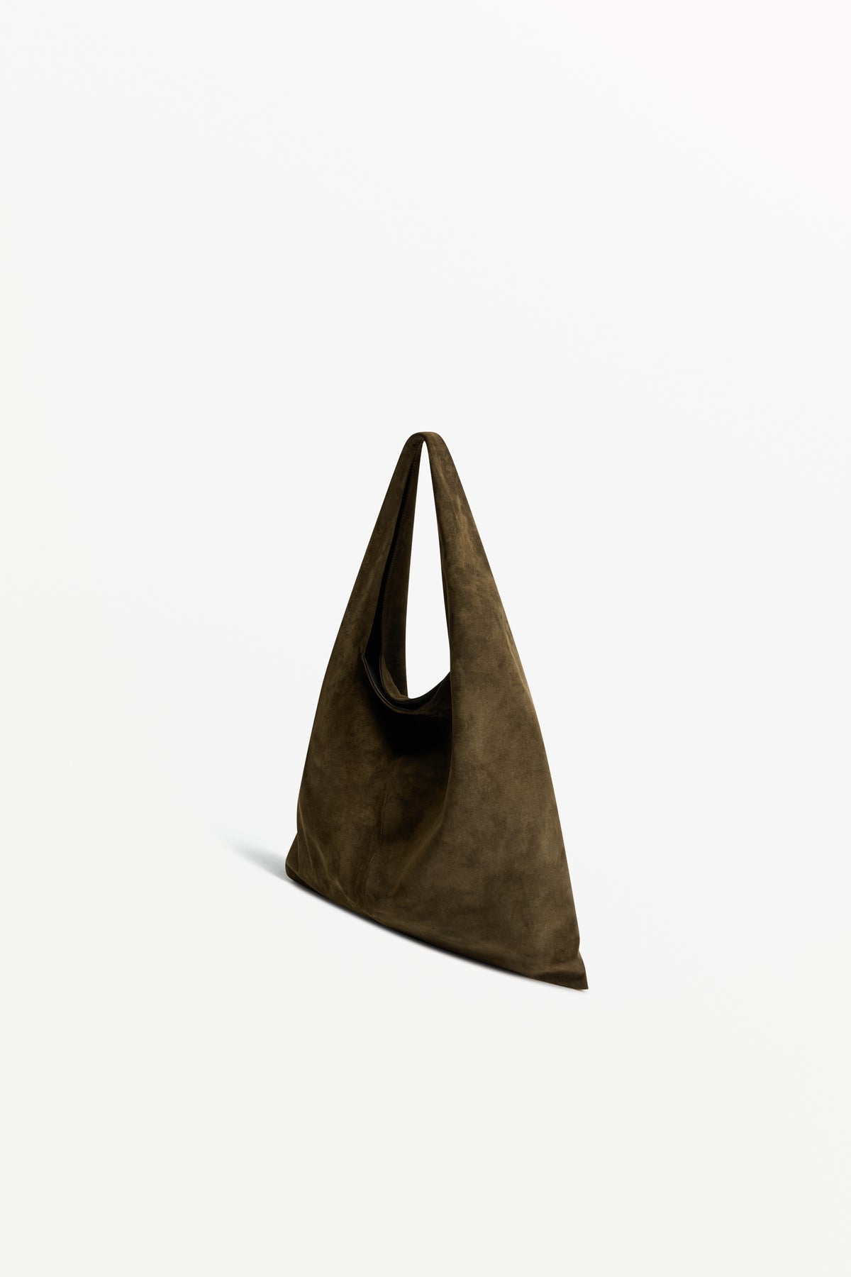 East Tote Suede Padron, worn on the shoulder