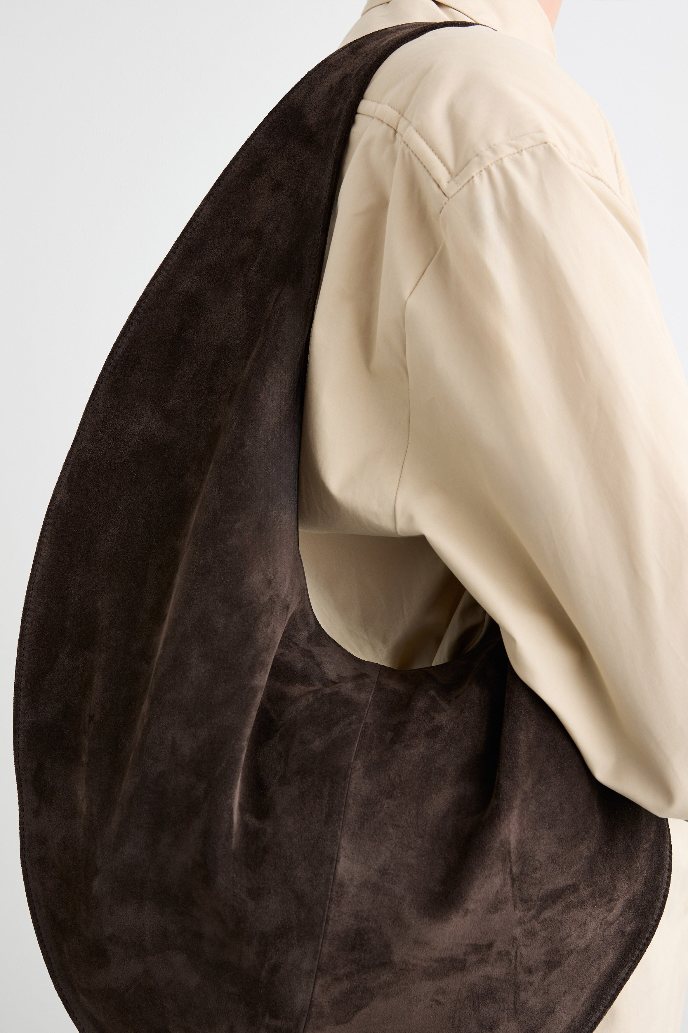 Market Tote Suede Cacao – Maeden