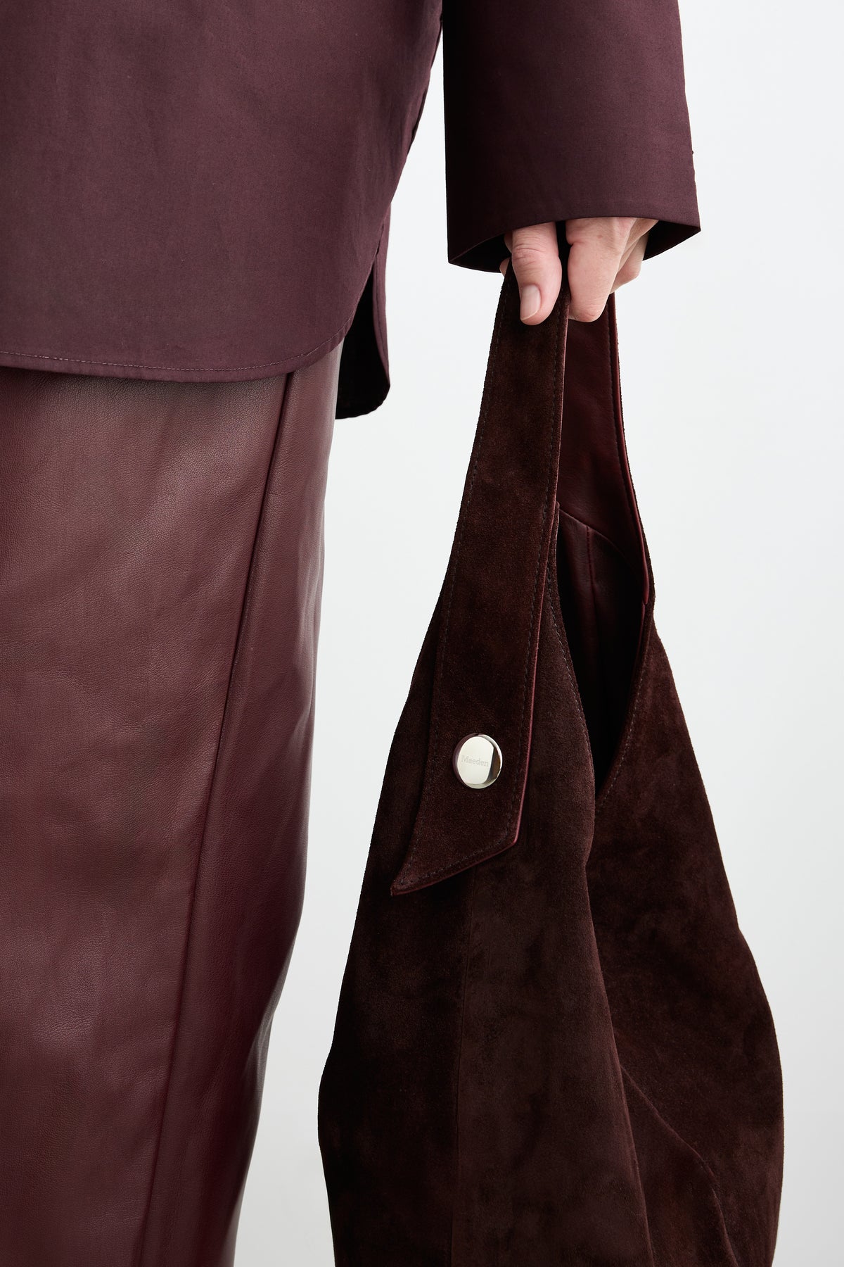 Monday Suede Maroon
