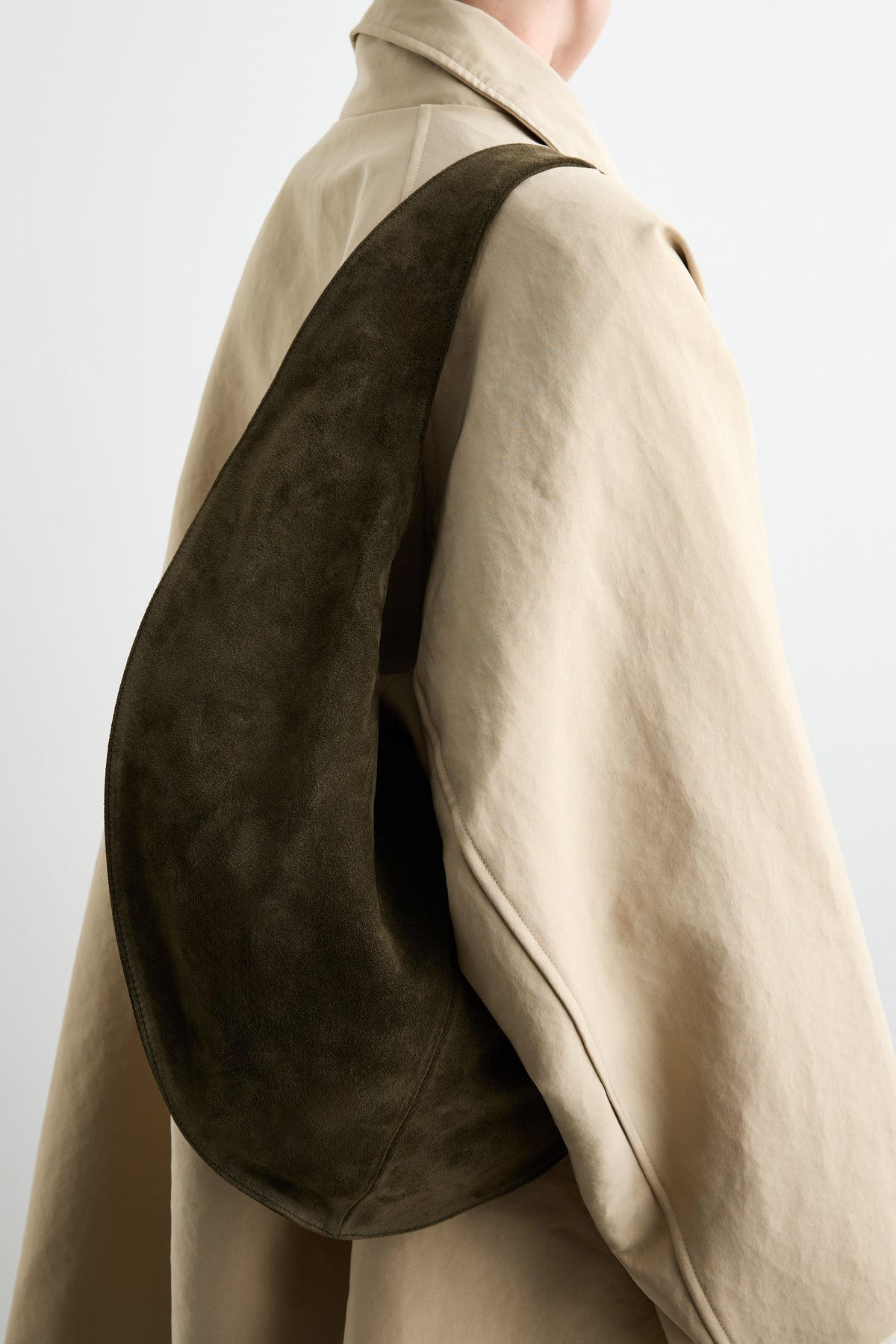 Market Tote Suede Kelp