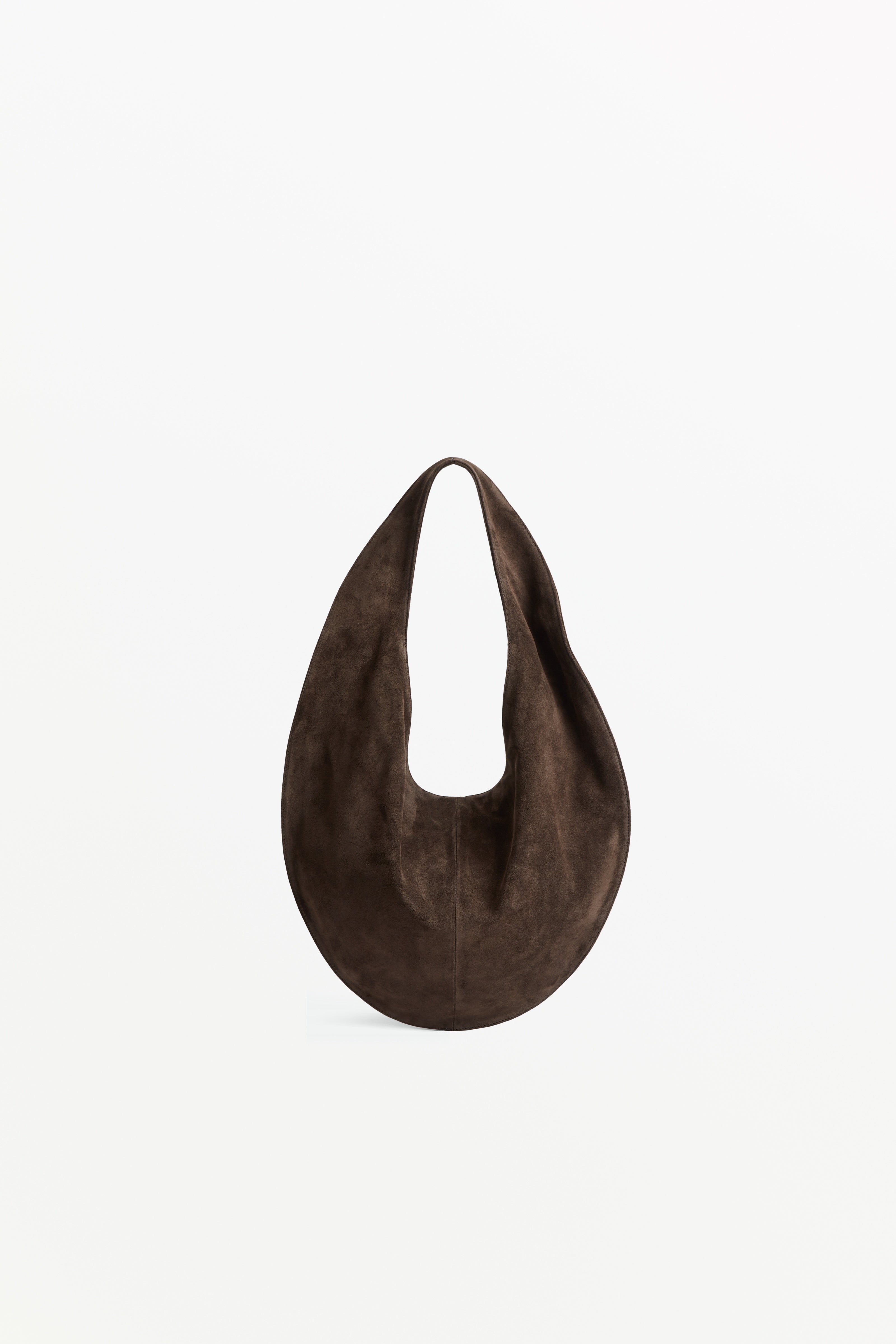 Market Tote Suede Cacao, front view