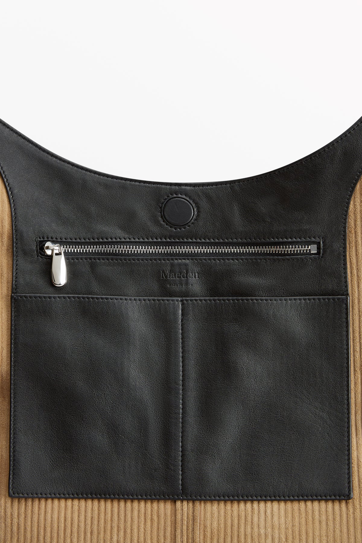 Market Tote Suede Cord, interior view