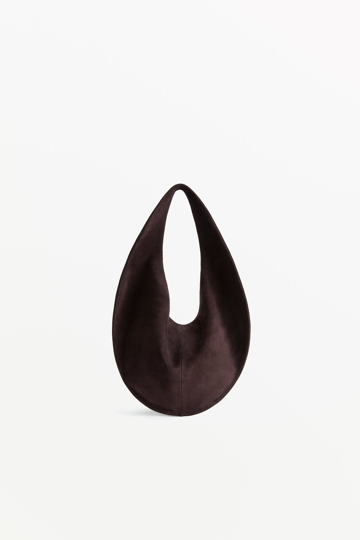Market Tote Suede Grape, front view