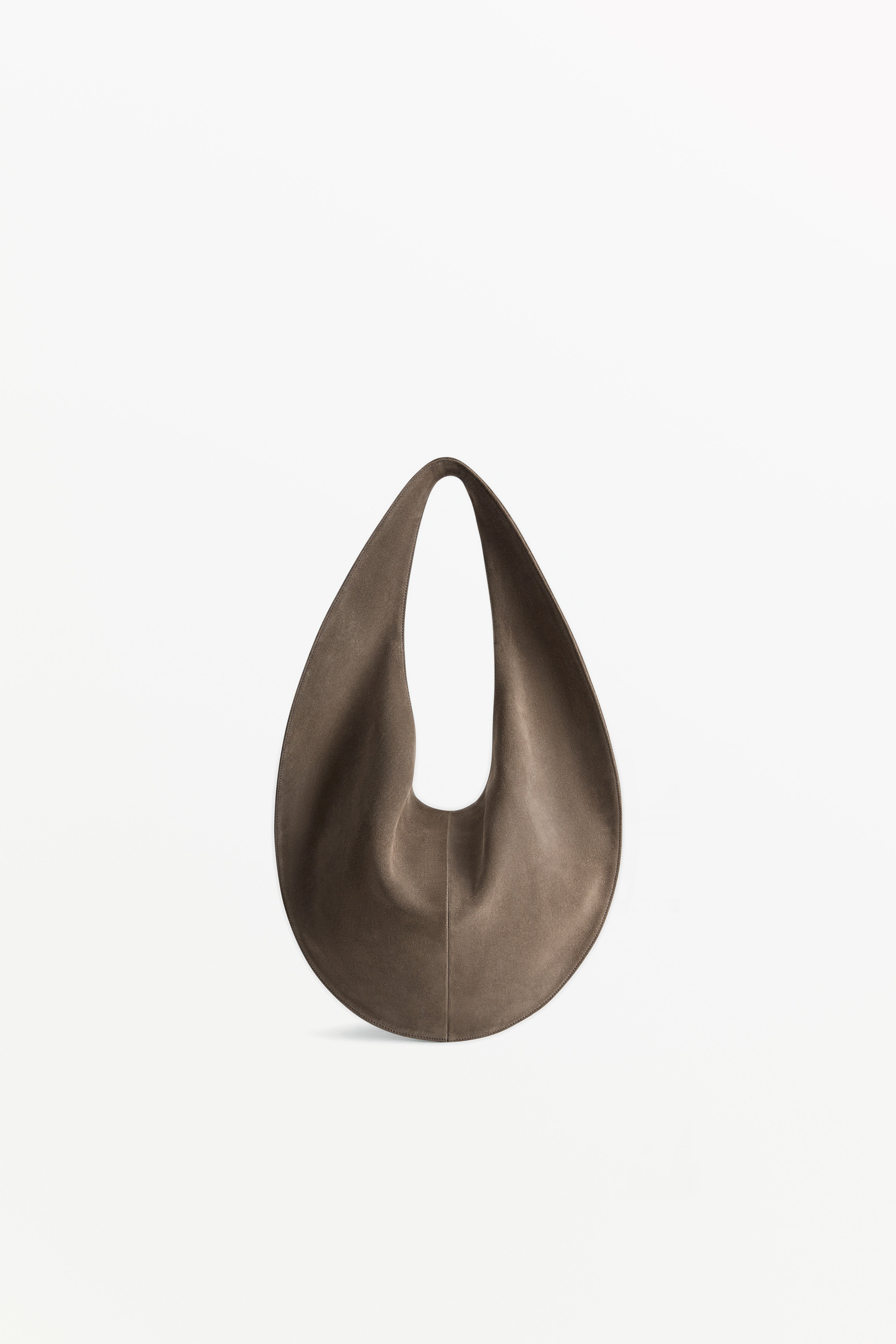 Market Tote Suede Mute, front view