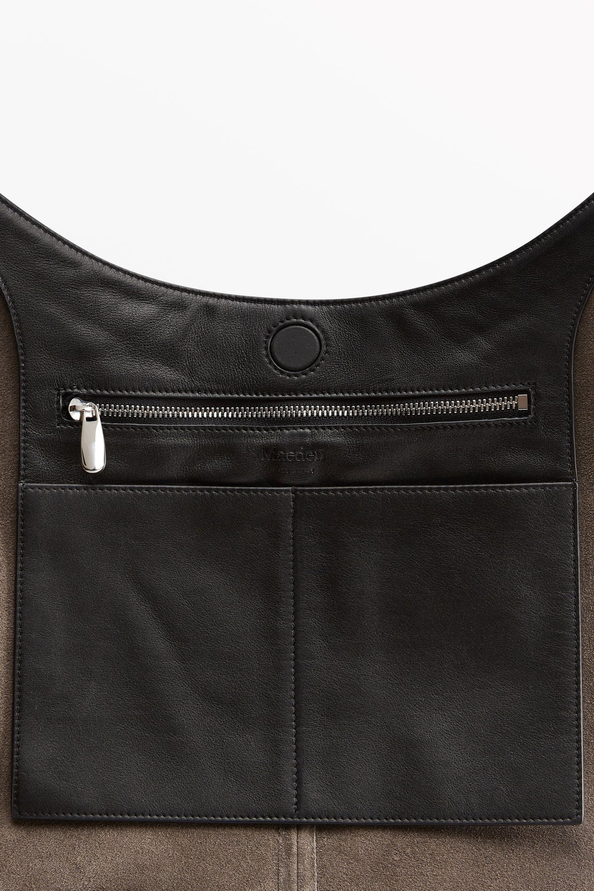 Market Tote Suede Mute, interior view