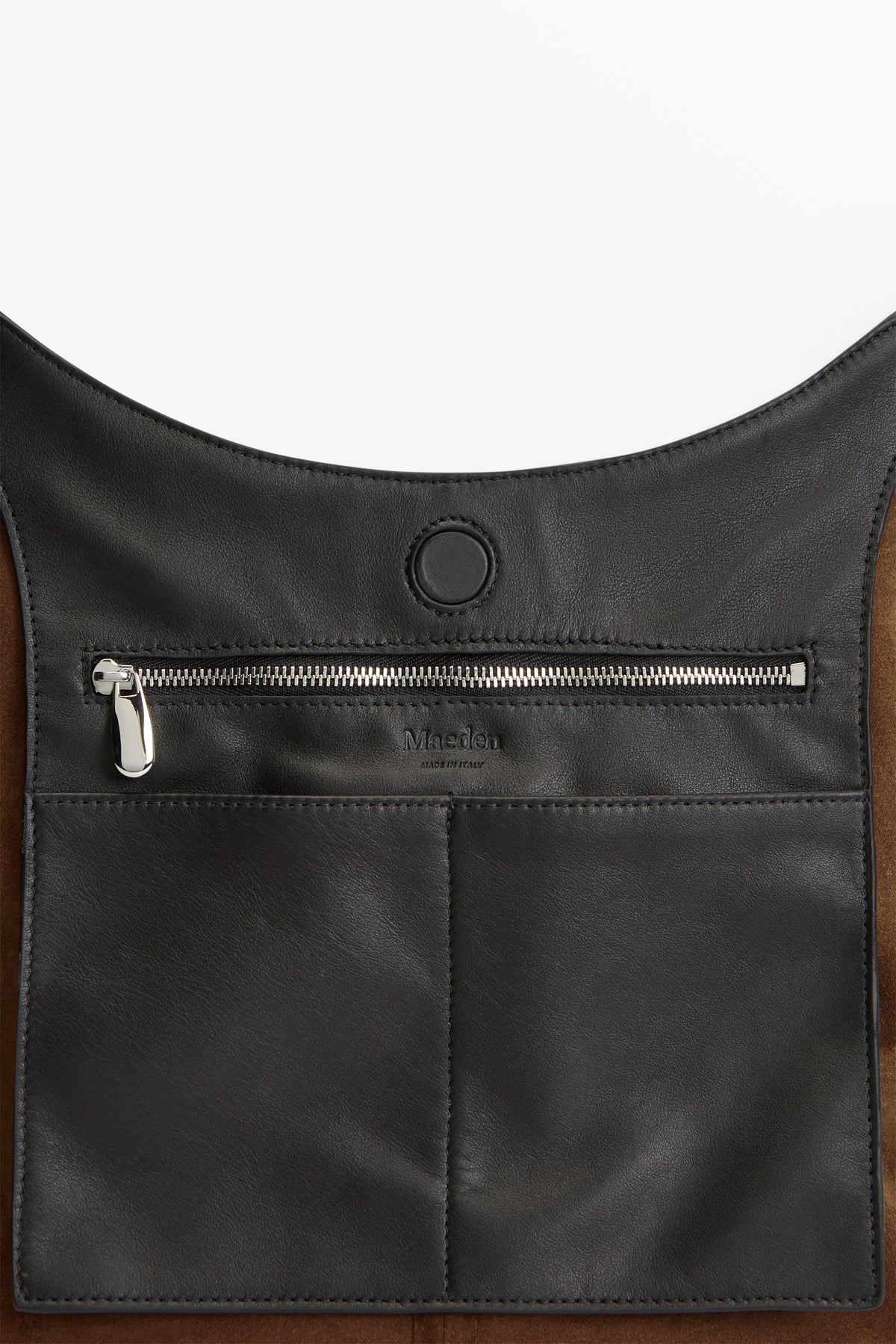 Market Tote Suede Rider, interior view