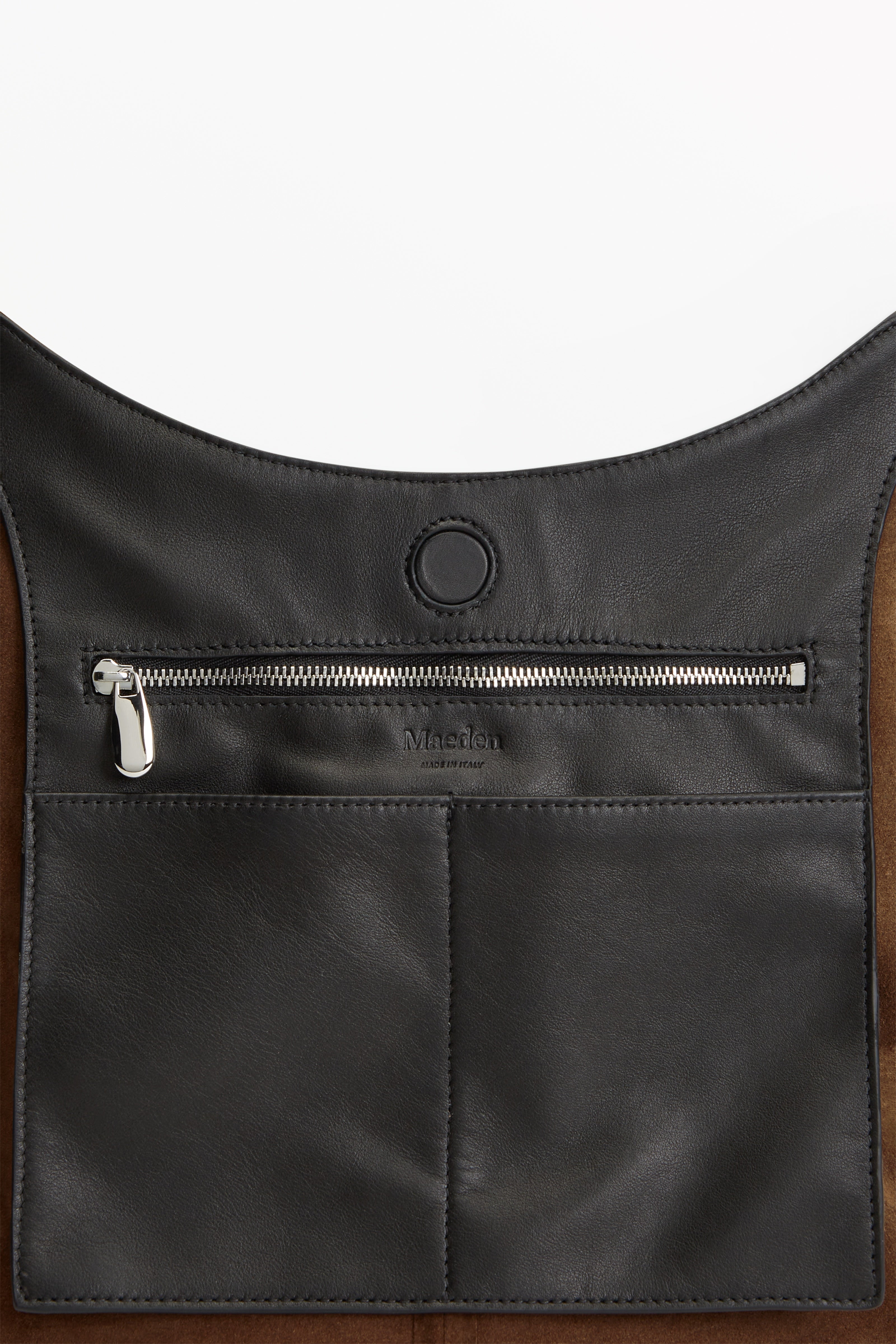 Market Tote Suede Rider, interior view