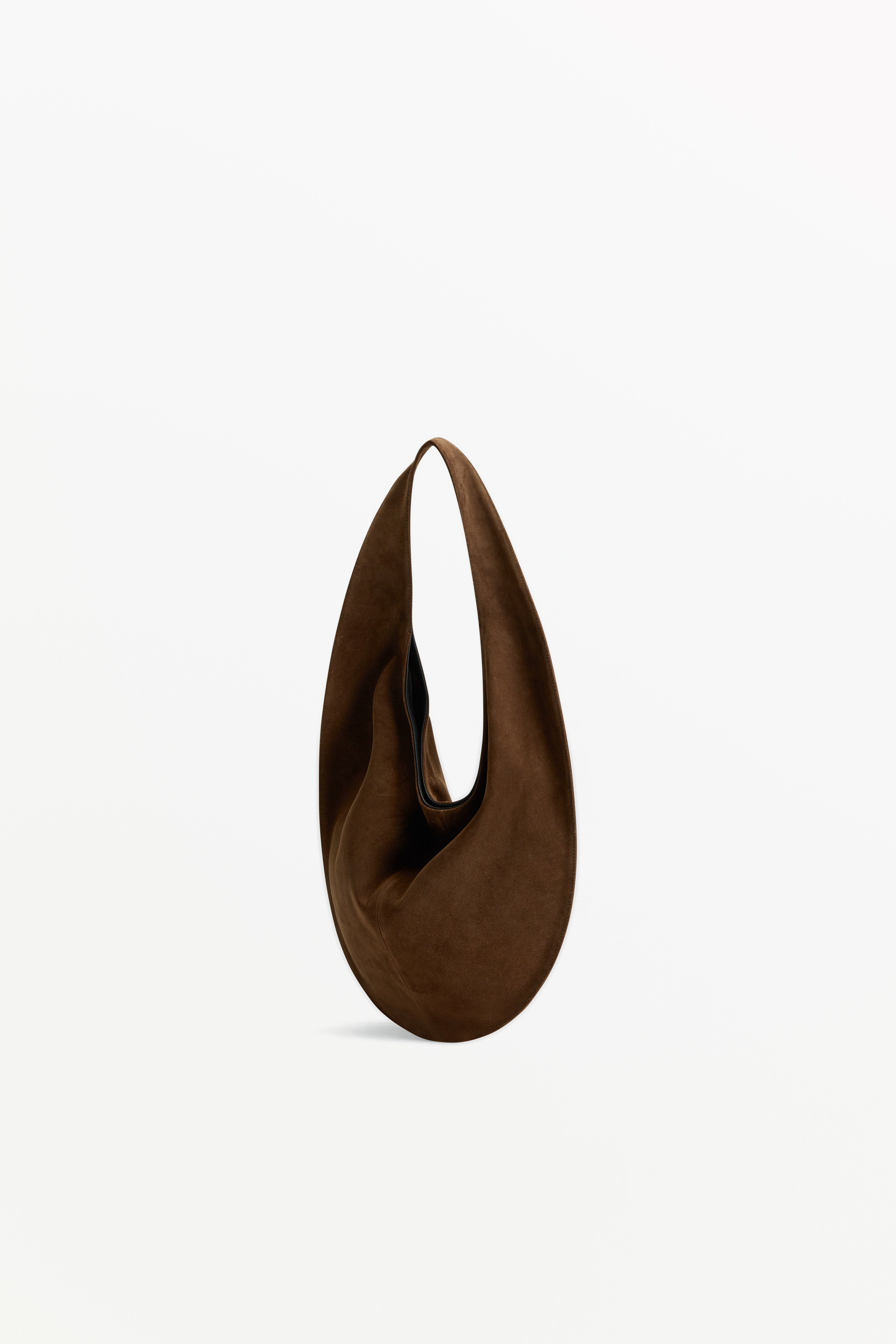 Market Tote Suede Rider, worn on the shoulder