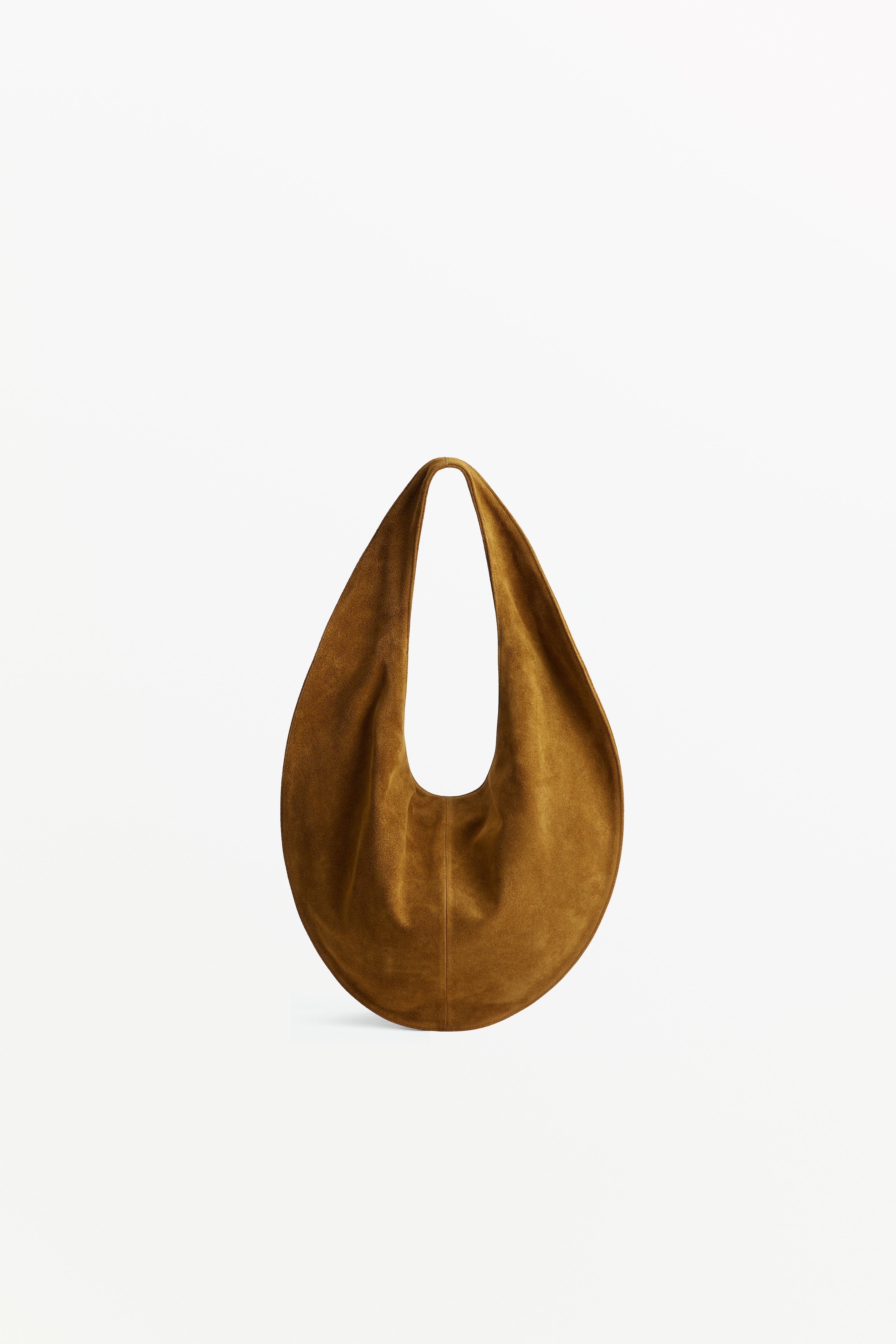 Market Tote Suede Savanna, front view