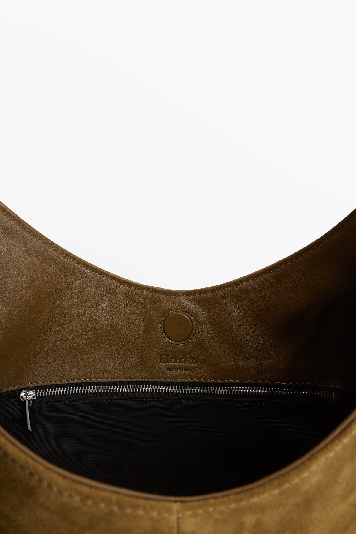 Monday Suede Coyote, interior view