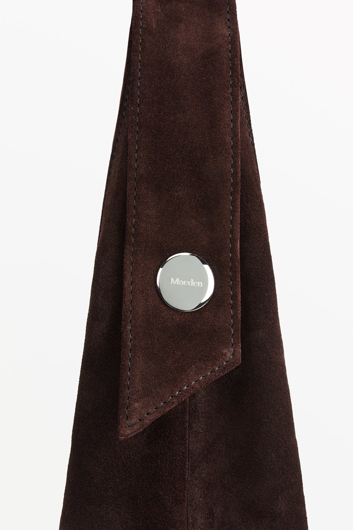 Monday Suede Maroon, material detail