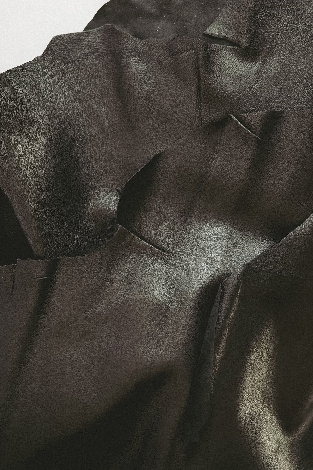 Black leather